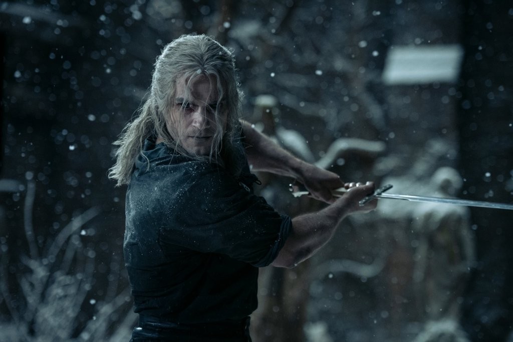 Geralt avec son épée.