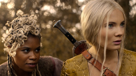 Mistle et Ciri dans la s&eacute;rie The Witcher
